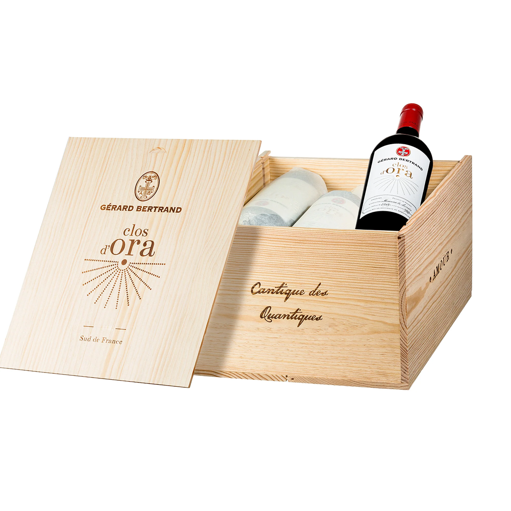 Clos d'Ora 2020 Caisse Bois 6 Bouteilles vin rouge iconique