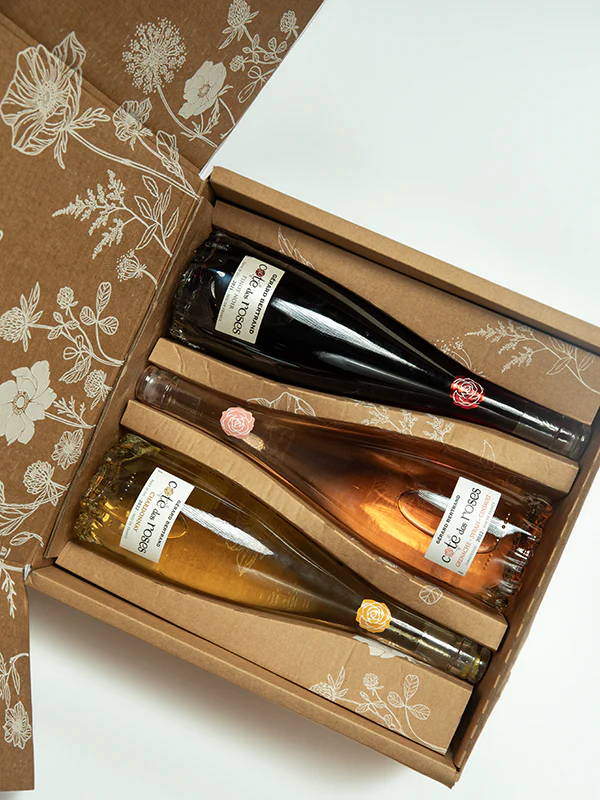 Coffret Cote des Roses rosé, Rouge léger et Chardonnay - Image 3