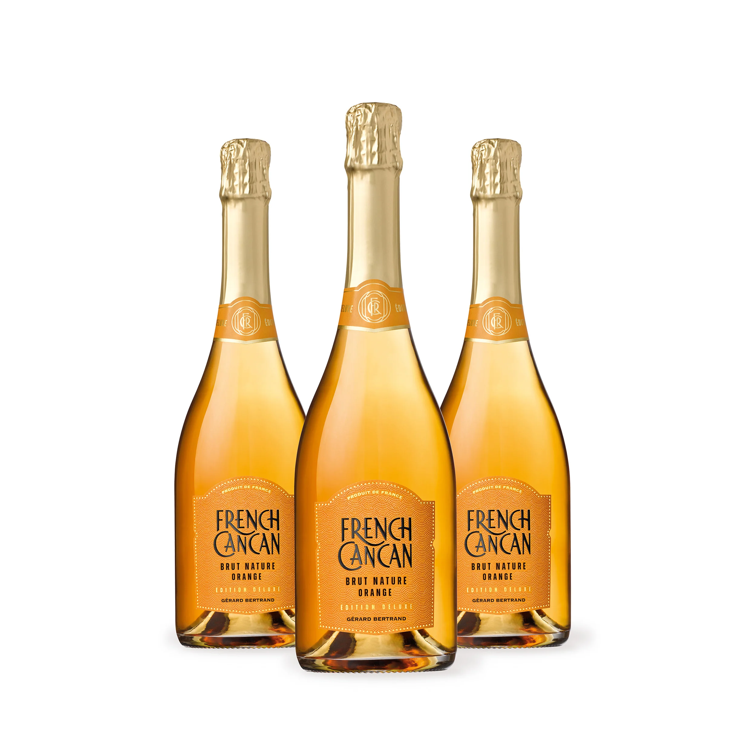French Cancan Brut Orange Bio 2023 Lot 3 bouteilles 75cl
