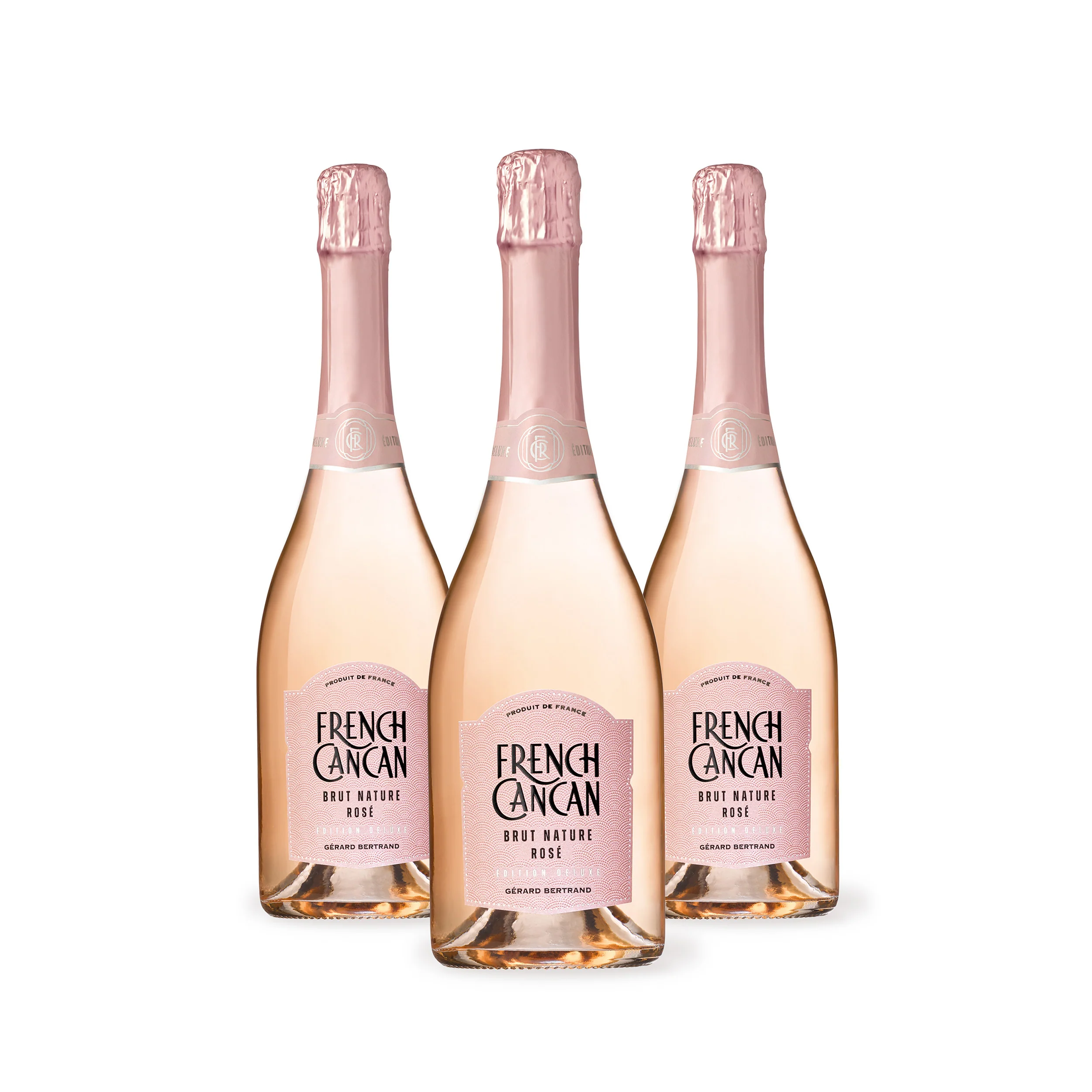 French Cancan Brut Rosé Bio Lot 3 Bouteilles 75cl