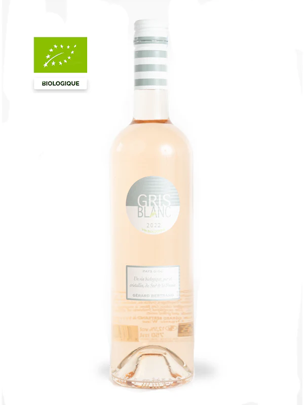 Gris Blanc 2025 vin rosé bio à vis Lot 6 Bouteilles 75cl - Image 3