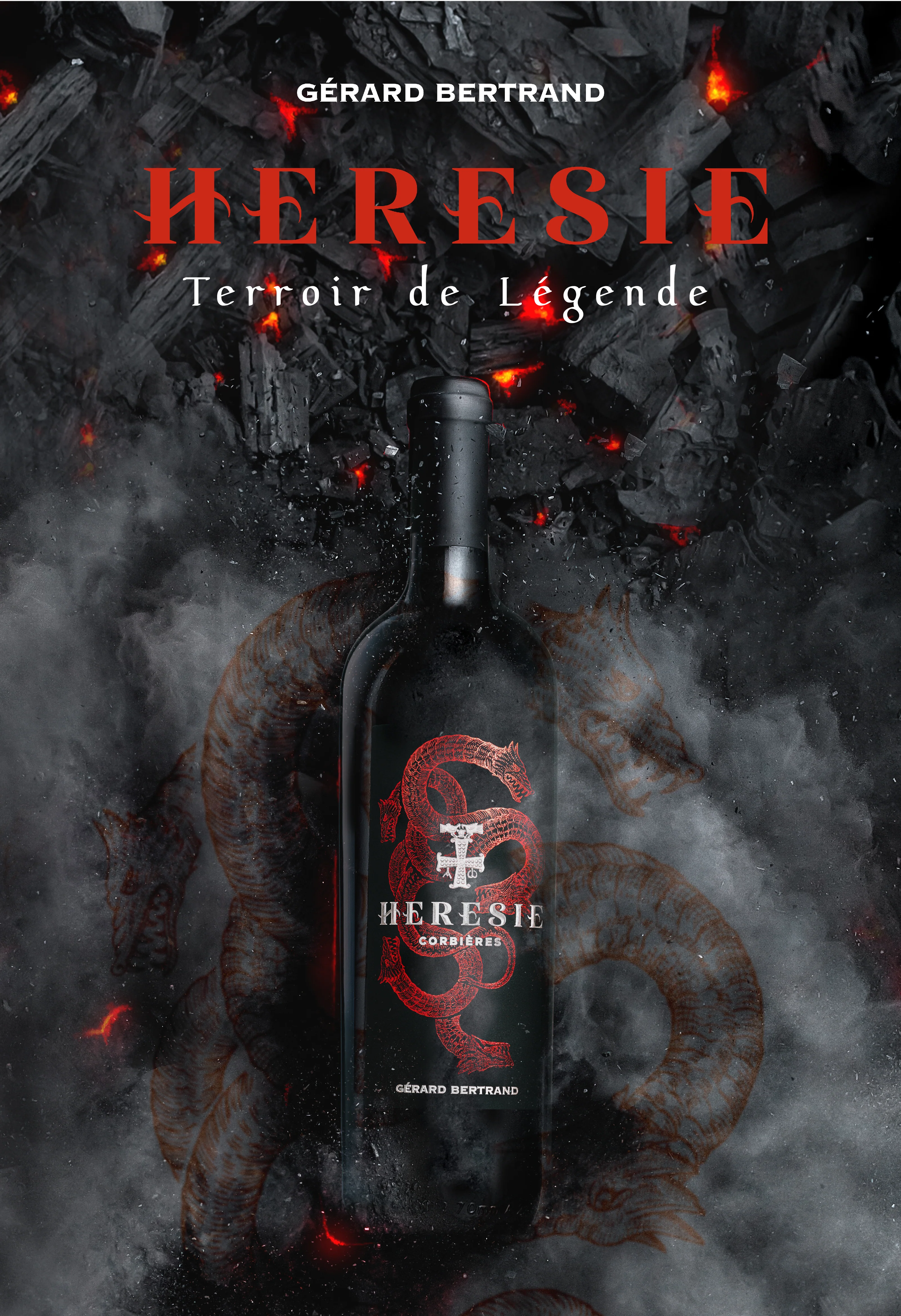 Hérésie vin rouge corbières 2022 75cl avec son étui cadeau - Image 3