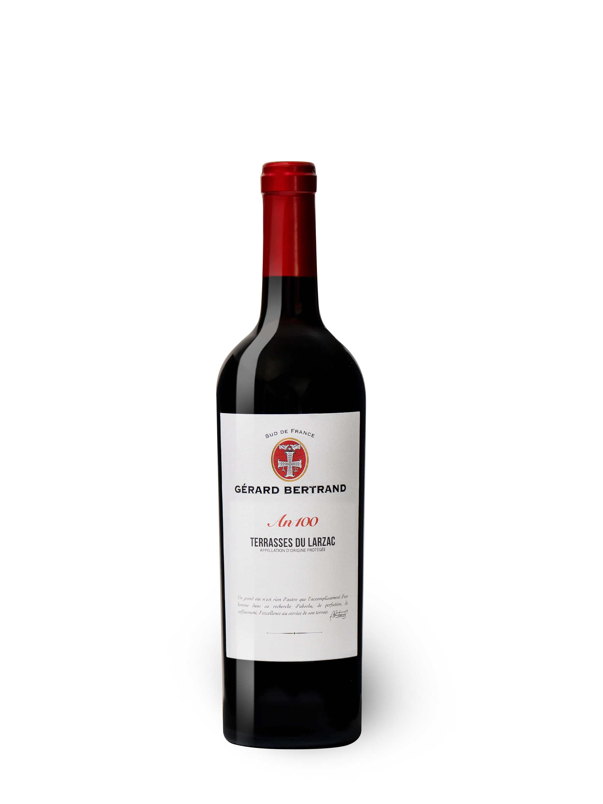 Héritage "An 100" 2024 vin rouge Terrasses du Larzac 75cl