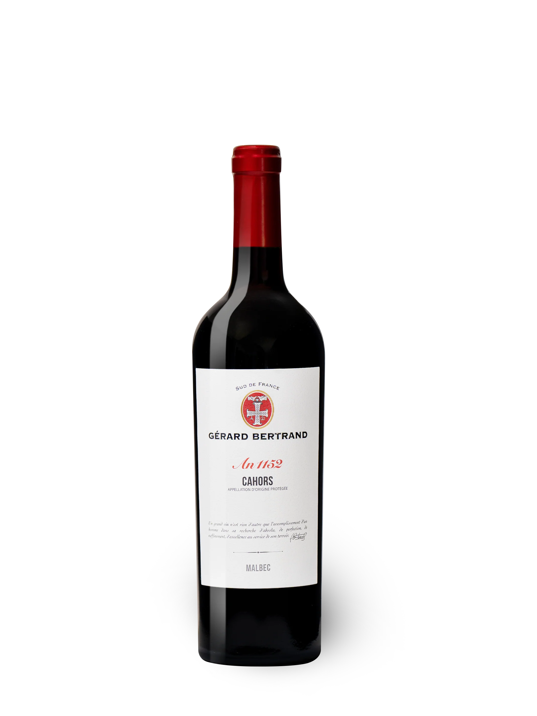 Héritage "An 1152" vin rouge AOP Cahors 2022 75cl