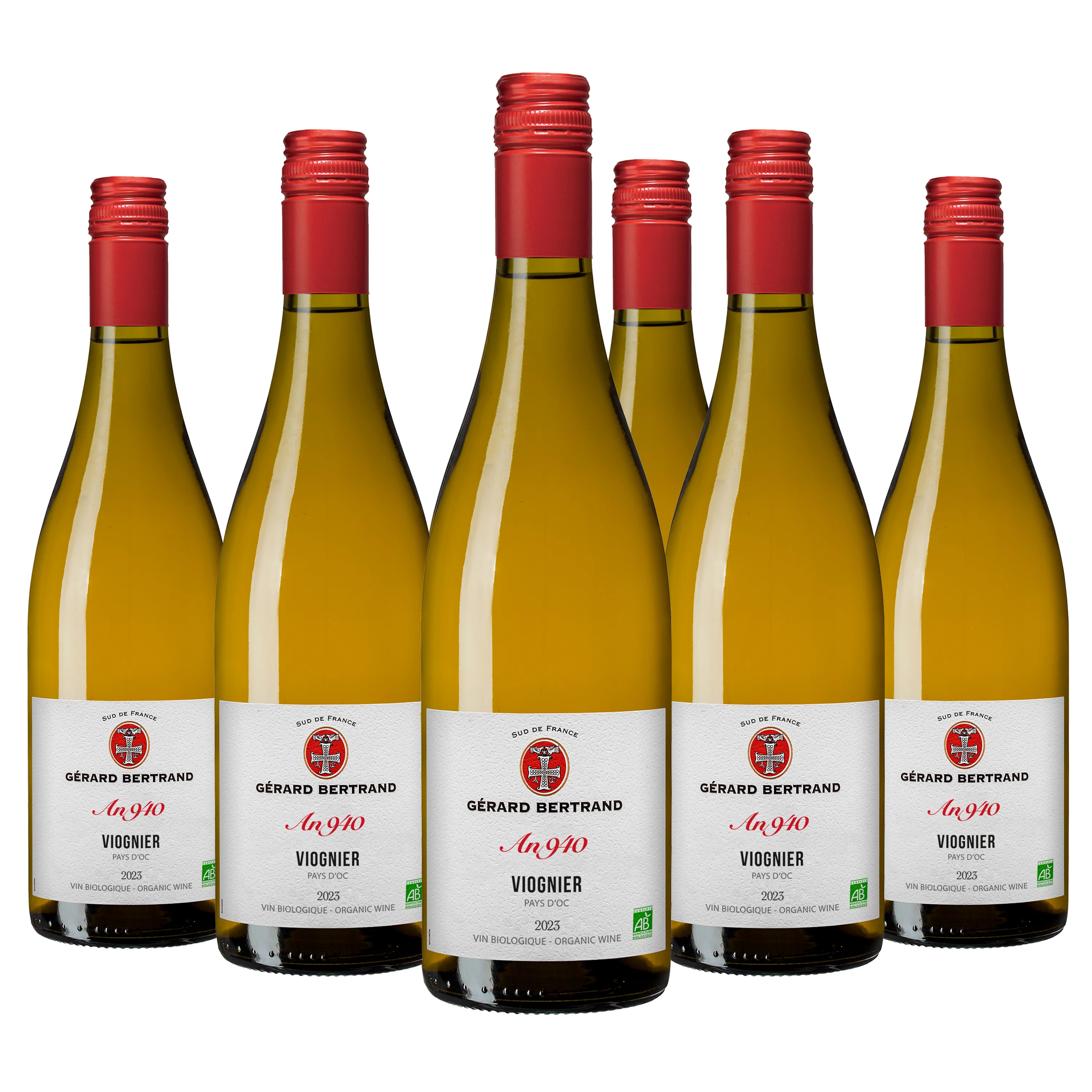 Héritage "An 940" Viognier 2025 Lot 6 bouteilles 75cl vin blanc bio