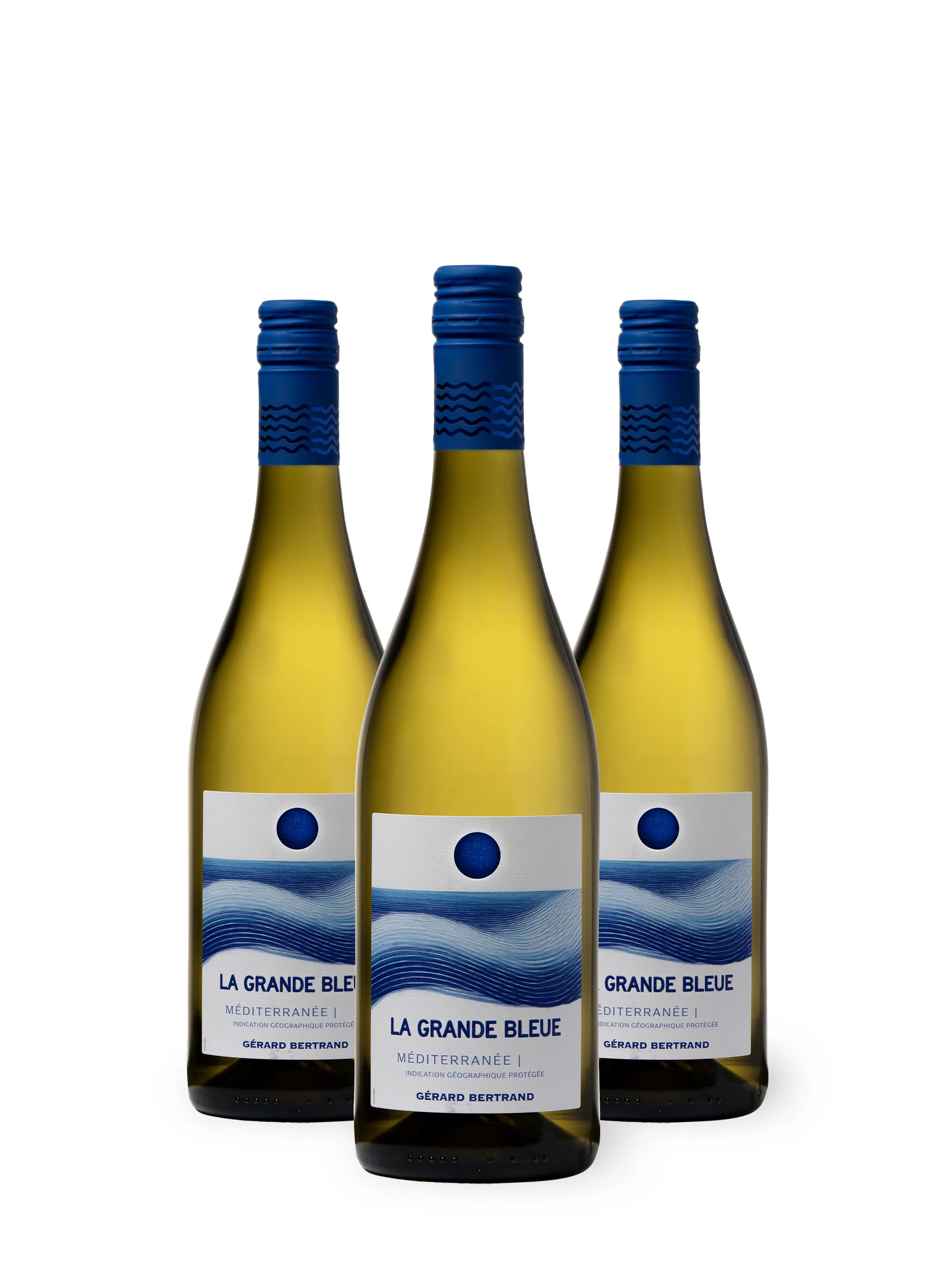 La Grande Bleue 2025 vin blanc bio Lot 3 Bouteilles 75cl