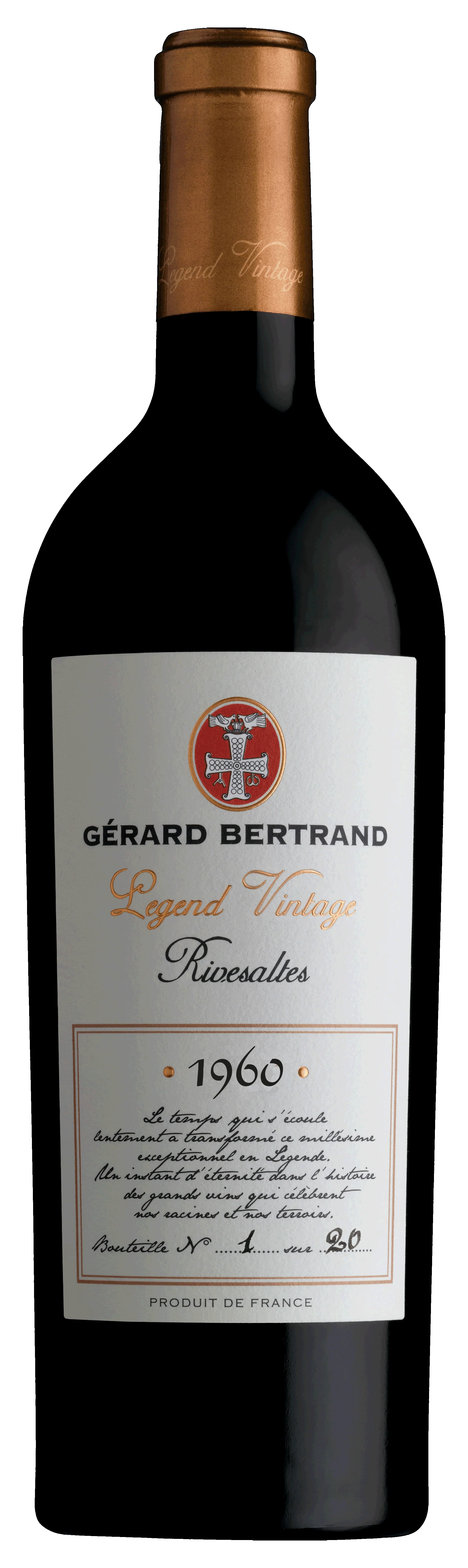 Legend Vintage Vins Doux Naturels 1960 Rivesaltes 75cl