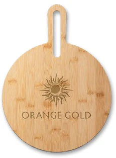 Planche à fromage Orange Gold